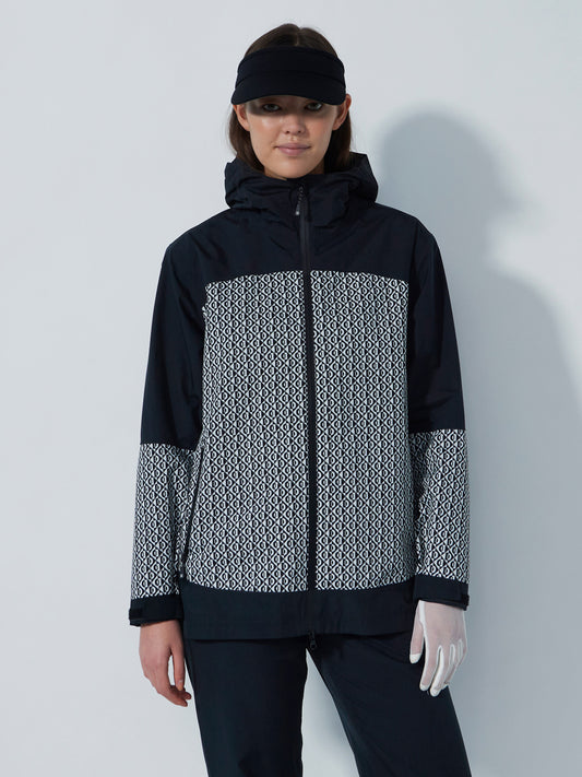 Faenza Print Rain Jacket Diamond
