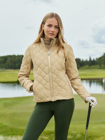 Quilt Padded Jacket Bark